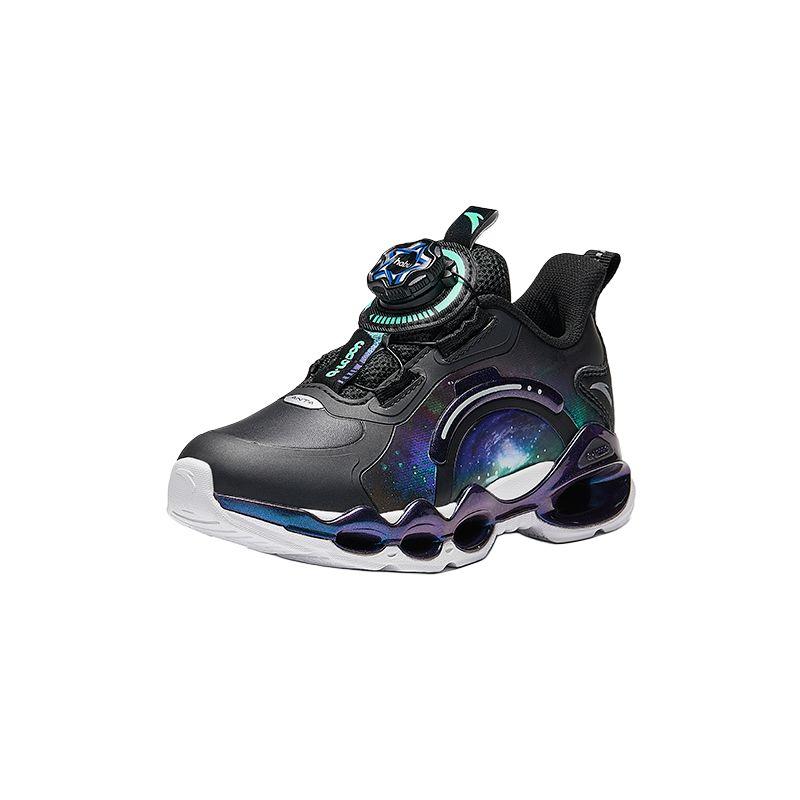 Anta Kids Energy Ring 10.0 Comfortable Versatile Durable Low-Top Running Shoes Kids Sneaker Black 312449901N-4