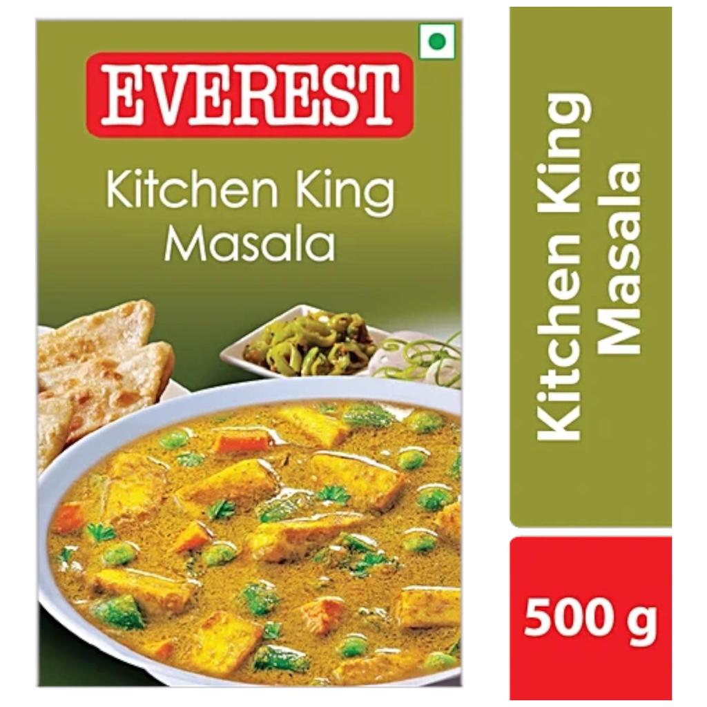 EVEREST Kitchen King Masala 500 г Смесь специй для ароматных овощных карри и ароматической готовки Упаковка 1 шт.
