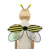 Insect Yellow Bee Fly Wings Sparkle Kids Party Wings Lightweight Cosplay Fly Wings  Halloween Party