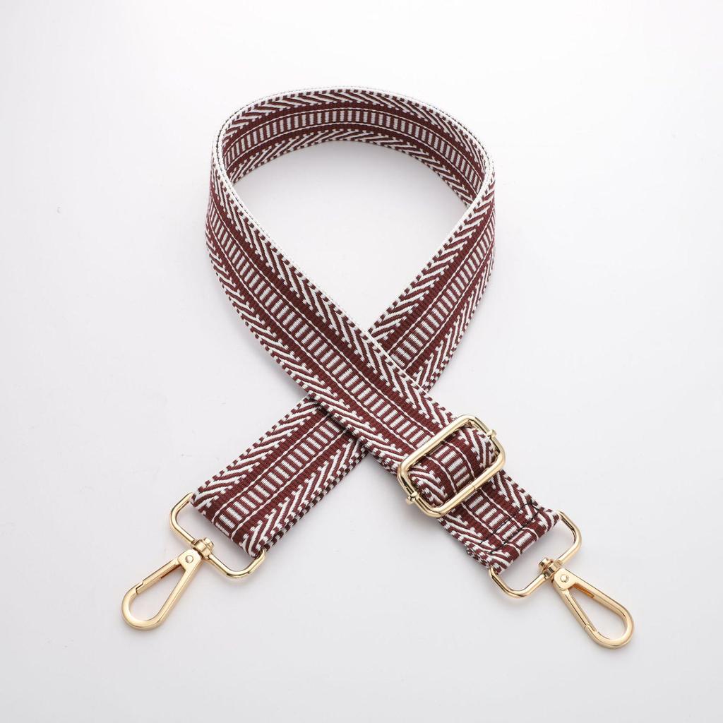 Широкий сменный ремень для сумки в этническом стиле - на одно плечо или через плечо