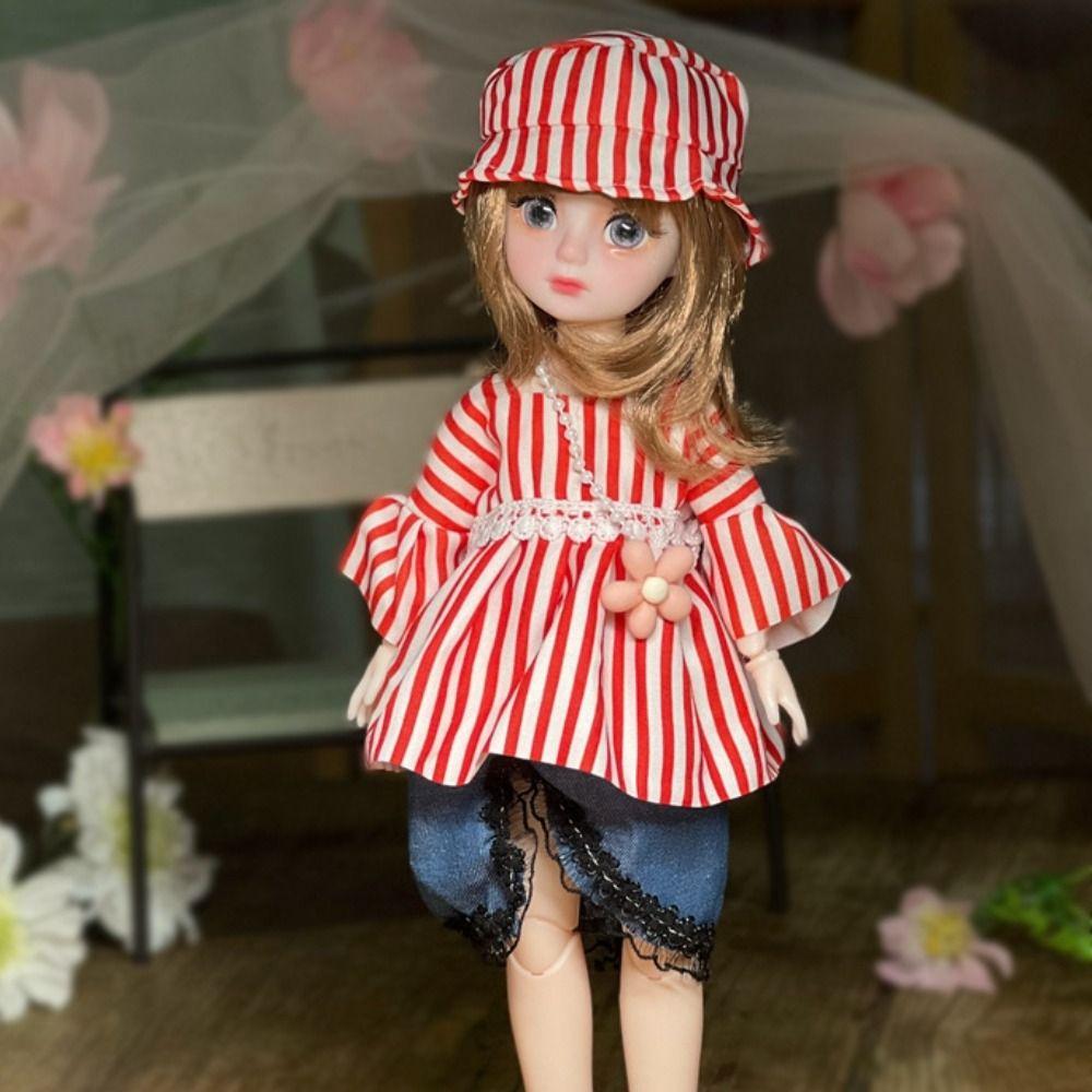 1/6 SD 30см Bjd Кукла с Одеждой Длинные Волосы Высокий Каблук Платье Принцессы Наряжать BJD Куклы Элегантные Привлекательные Глаза