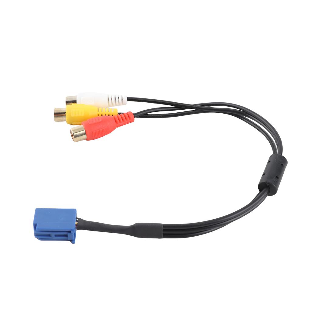 Автомобильный RCA-адаптер VTR-кабель 6-контактный синий A/V-порт Замена для Toyota