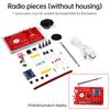 RDA5807 Простой DIY-комплект FM-радио 87-108 МГц Практика пайки Компоненты Micro-USB Функция автоматического поиска/сохранения/запоминания выключения питания