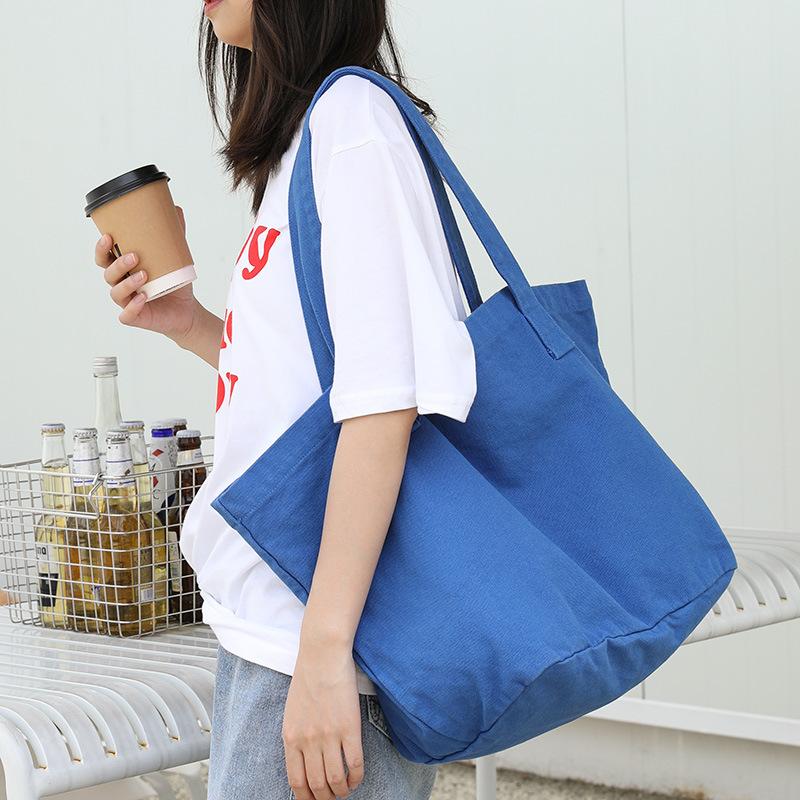 Большая вместимость холщовых сумок через плечо для женщин, прочные сумки-мессенджеры, женские сумки для покупок под мышками, женская сумка через плечо