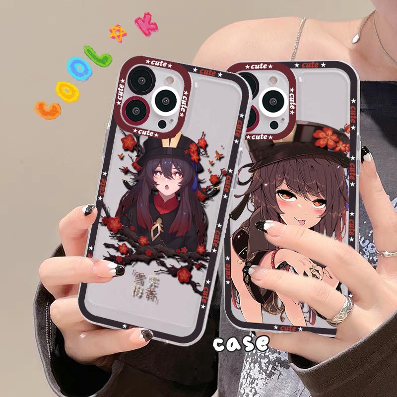 Чехол для телефона Genshin Hu Tao для iPhone 11 12 13 Mini Pro Max 14 Pro Max