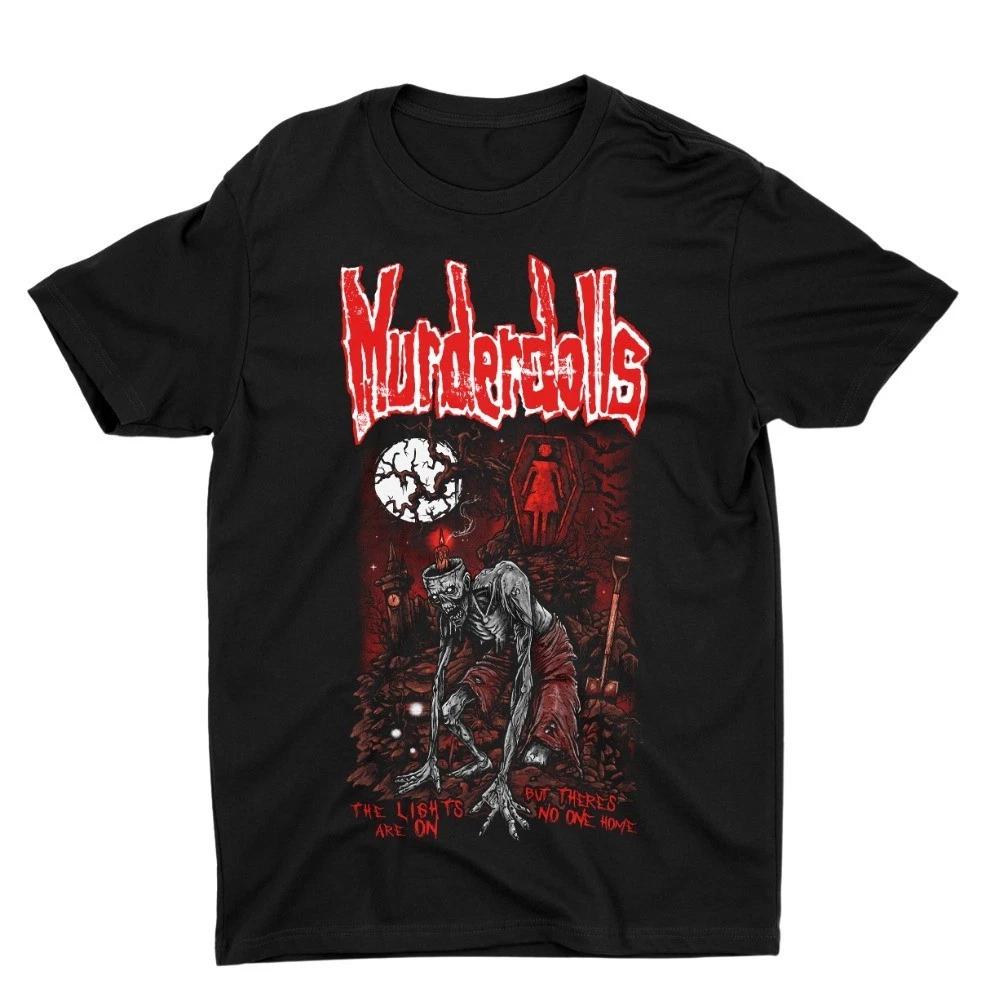 New Murderdolls Band No Ones Home Black Cotton Graphic T Shirts