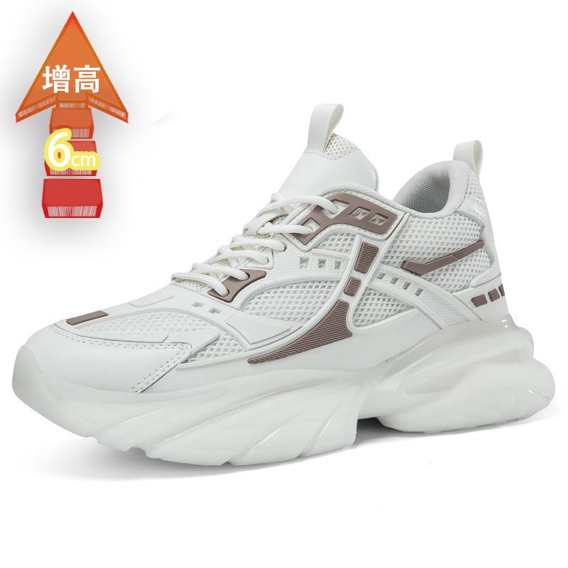 Увеличение роста 6,8 см спортивная обувь мужская обувь осень мальчики амортизация толстая подошва универсальные кроссовки для папы дышащие повседневные трендовые