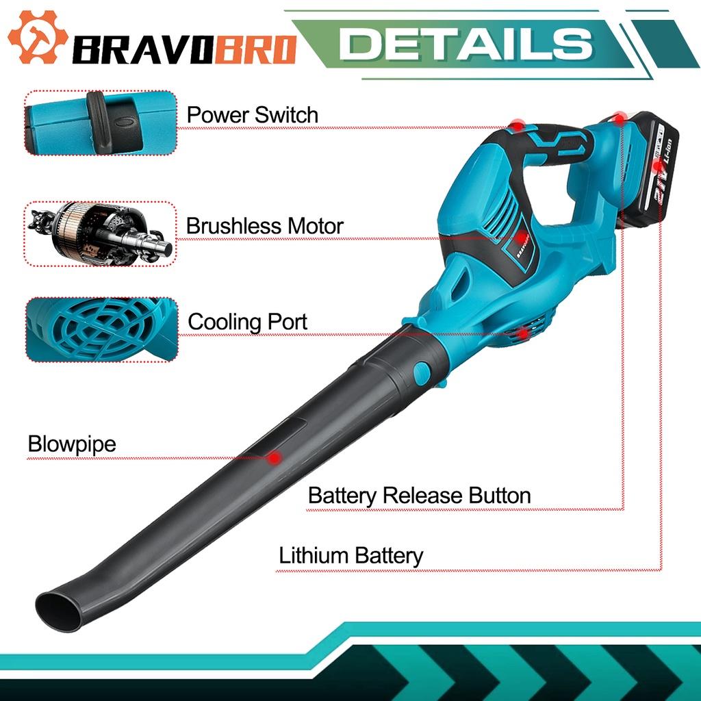 4200 Вт Бесщеточный электрический воздуходувка ручной воздуходувки для листьев пылесборник подметальная машина садовые инструменты