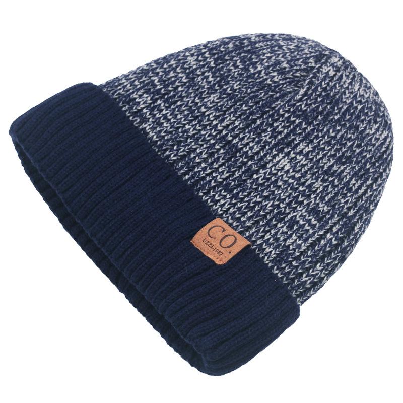 Шерстяная шапка, женская зимняя вязаная бархатная толстая теплая ветрозащитная шапка, мужские шапочки Skullies, лыжная кепка