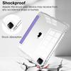 Oem Odm Shockproof High Transparent Crystal Tri-Folding Tabelet Cases for Ipad Pro 11 2018/2020/2021/2022 Tablet Cover