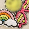 Phnom Penh Chenille Embroidery Label Clothing Accessories Embroidery Sticker Badge Towel Embroidery Rainbow Smiley Face Adhesive Patch Cloth Sticker