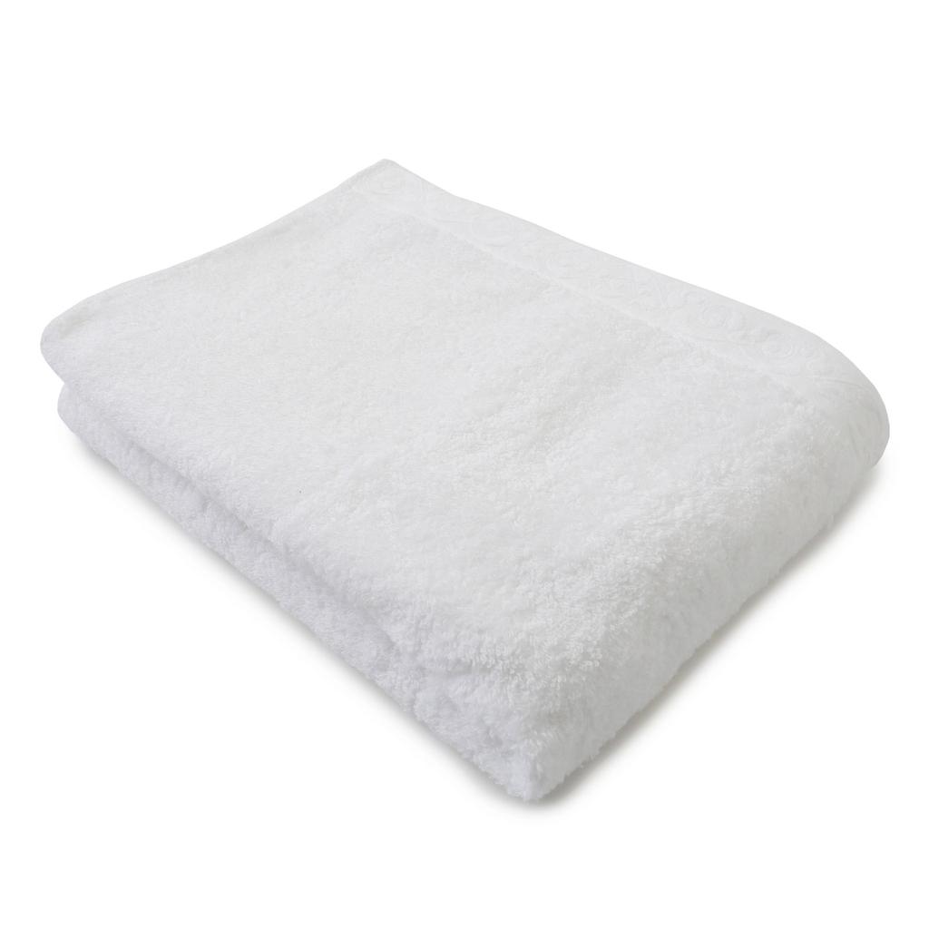 Nishikawa Imabari Bath Towel, Hotel-Grade, Thick, White, TT16000081W