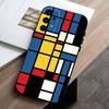 Чехол для телефона Grid T-TOPLBPCS M-Mondrian для Samsung Galaxy A73, A72, A71, A70, A53, A52, A51, Мягкий силиконовый черный чехол