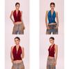 Sexy Girl Winter Bodycon Tank Top With High Elastic Polyester For Night Out Or Clubwear