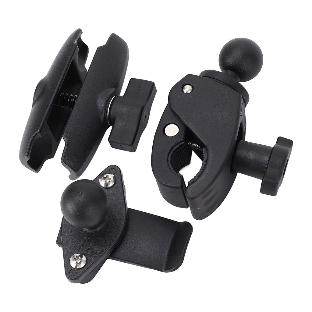Motorcycle GPS Mount 1in Ball Head Adjustable Handlebar Clamp Mount Base for Garmin Handheld GPS