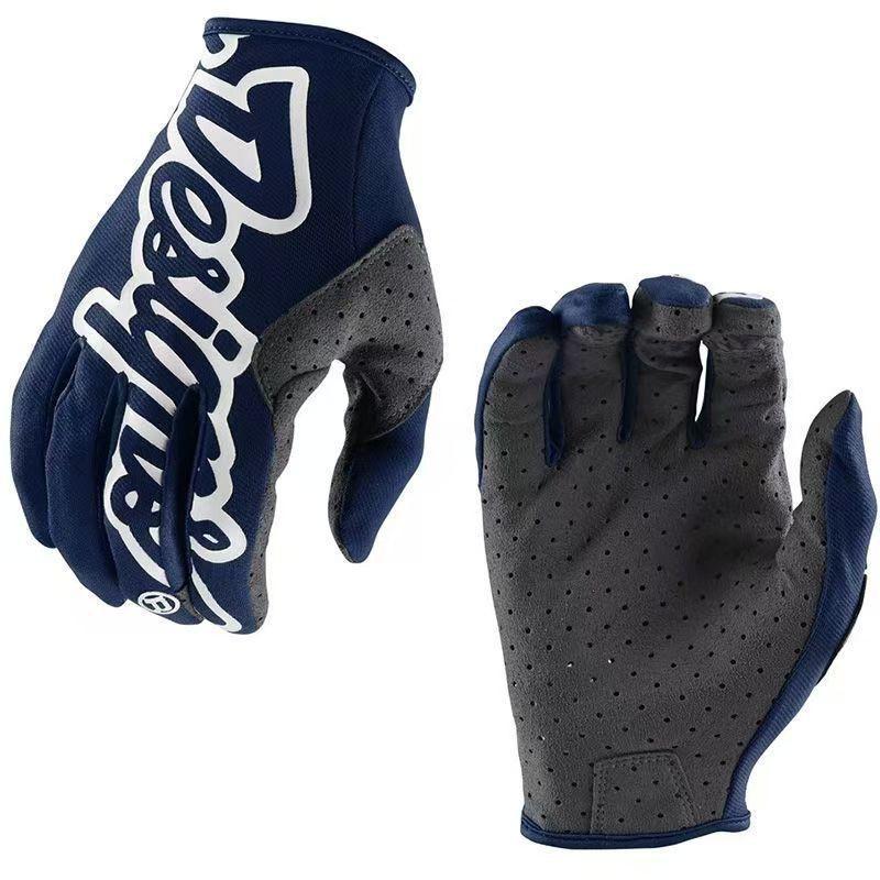 5-Color Touchscreen Cycling Gloves Men Outdoor Mountain Bike Riding Thin Nylon Full-Finger Anti-Slip Durable