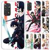 Чехол для телефона аниме Sword Art Online SAO для Xiaomi Redmi Note 15 14 14S 13 12S 12 Pro 11S 11 Plus 11T 11E 10S Мягкий Funda Принт She