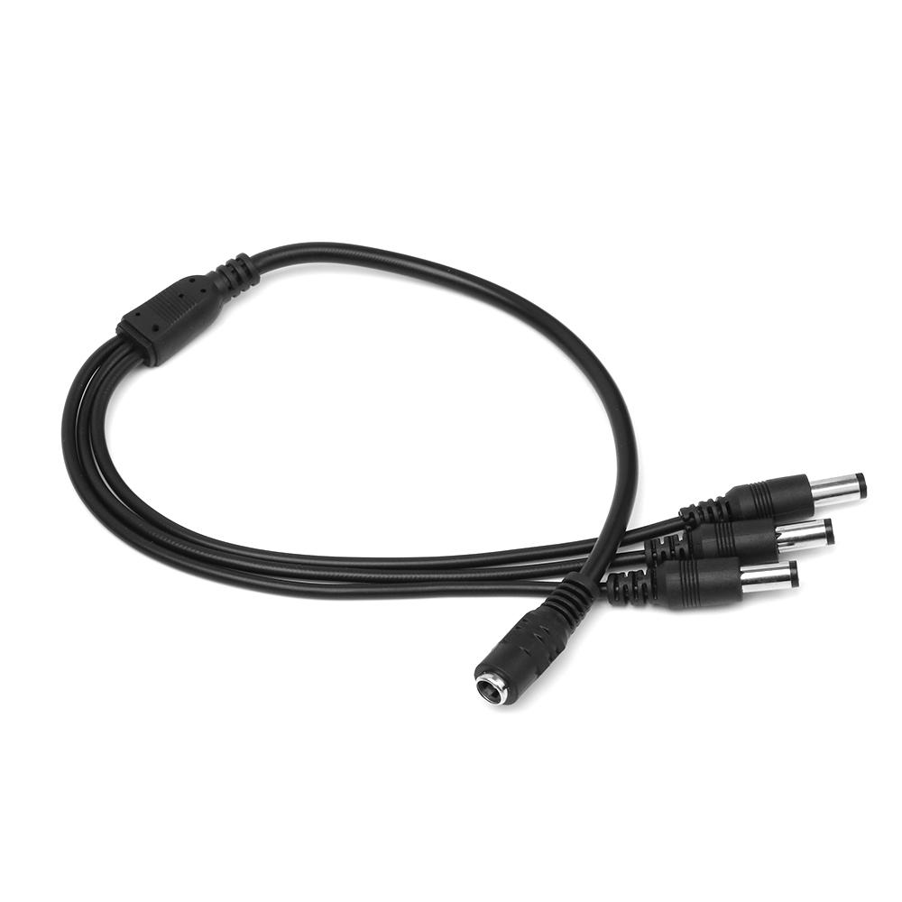 Professional Connector 5.5mm*2.1mm DC Power Cord Splitter Cable 1 to 2/3/4/6/8 Way Female to Male