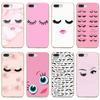For Oneplus One Plus 3T 5T 6T 6 7 7T 8 Pro For LG K10 K8 K7 K4 2017 EUR Silicone Phone Case Eyelash Pattern Girls Makeup