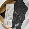 Ультра-простая золотая проволочная цепочка из нержавеющей стали, ожерелье с инкрустацией, создающее продвинутое ощущение, женская цепочка на ключицу, нишевая роскошь, не тускнеющая