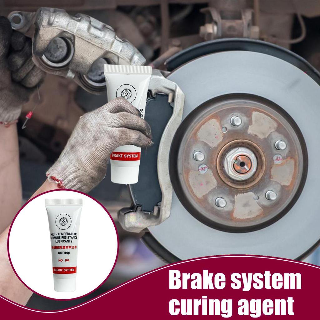 Brake Pin Grease Anti-Seize Brake Lube Grease 10 Piece Anti-Rust Portable Compound For Disc Hub Pin Plug Spark Bolt Thread