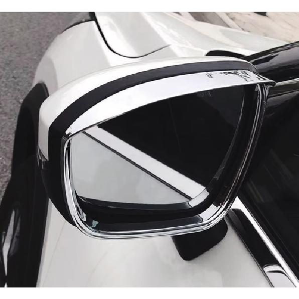Для Nissan Murano 2015-2024 Хромированная накладка-козырек от дождя на зеркало заднего вида