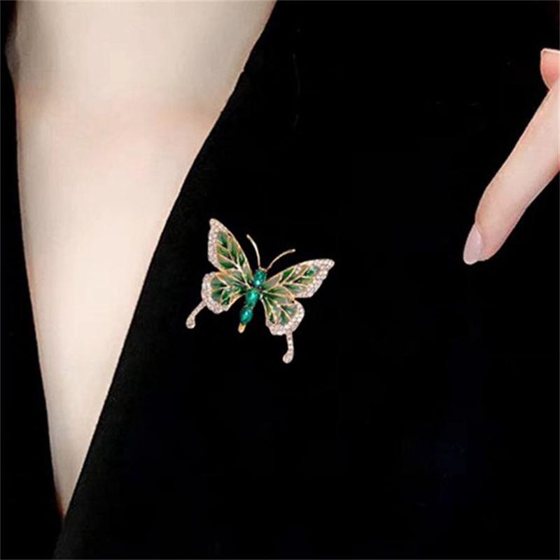 Новая модная женская брошь, брошь в стиле бабочки, роскошная брошь, студенческая брошь, брошь для одежды