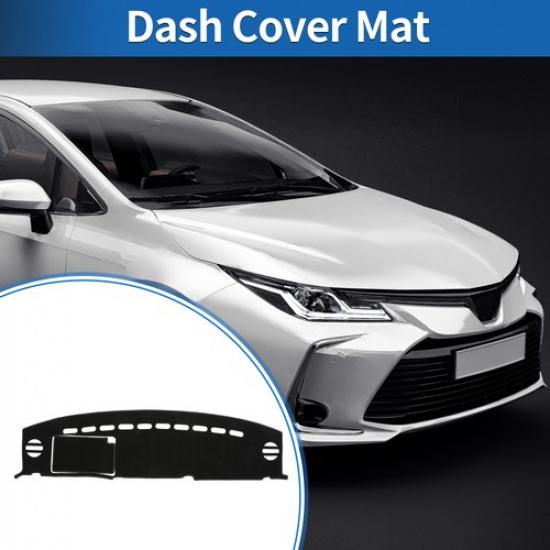 Dashboard Dash Cover Mat for Toyota FJ Cruiser 2007-2017 Sun Protector Pad Black