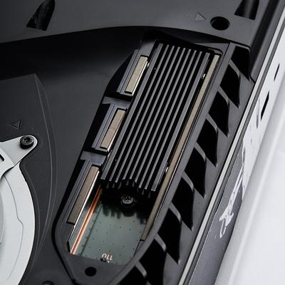 M.2 2280 SSD радиатор охладитель M2 NVME NGFF SSD твердотельный накопитель радиатор алюминиевый радиатор с силиконовой термопрокладкой для ПК PS5
