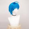 Movie Inside Out  2 Joy Wigs Short Blue Heat Resistant Hair Cosplay Costume Wigs Inside Out Disgust Cosplay Synthetic Wig