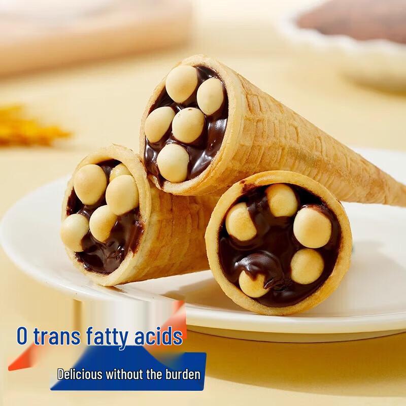 Ovaltine Хрустящие вафельные рожки с какао
