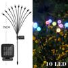 Solar LED Light Outdoor Garden Decoration Landscape Lights Firework Firefly Lawn Lamps Country House Terrace Balcony Decor Lamp