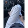 European Station White Pants Women 2025 Summer New Arrival Niche Style Chic Casual Straight Pants Temperament Youthful-Looking Pants