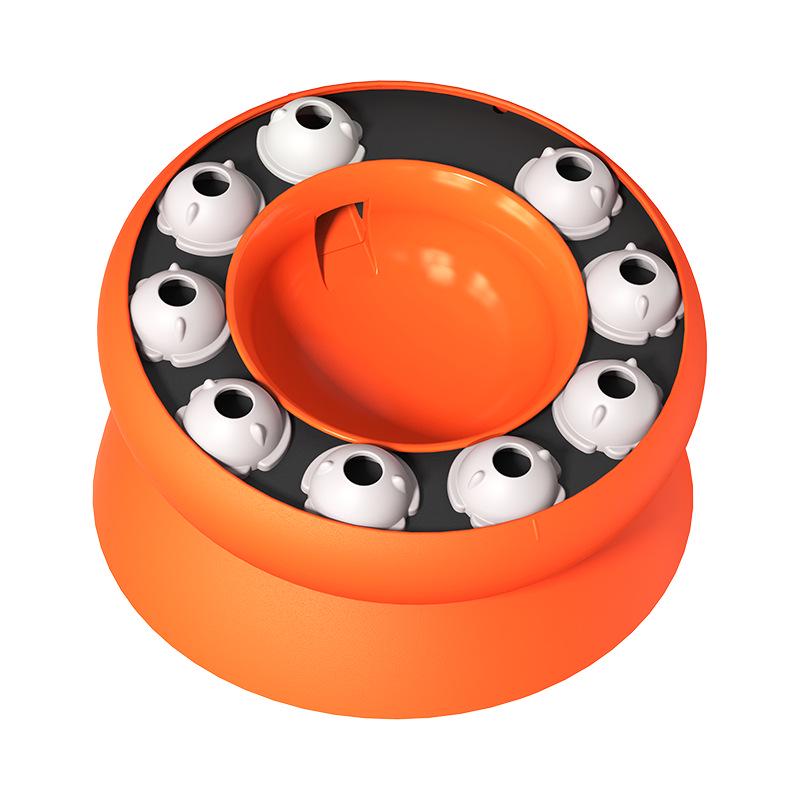 Cat Bowl Toy: Rotating Puzzle Feeder & Kitten Roulette
