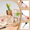 Набор для выжигания по дереву, 26 букв, медная форма, DIY инструмент для выжигания по дереву, полный набор для выжигания по коже и резьбы по дереву с паяльником с регулируемой температурой