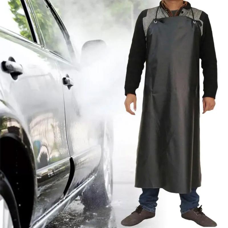 1 шт. водонепроницаемый кухонный кожаный фартук для мытья посуды шеф-повара рыбалка автомойка маслостойкий противообрастающий