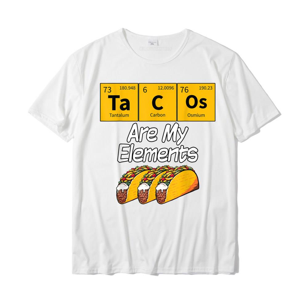Taco Funny Chemistry Meme Quote Periodic Table Science Gift TShirt Brand Unisex T Shirt Cotton Tops Shirt Street