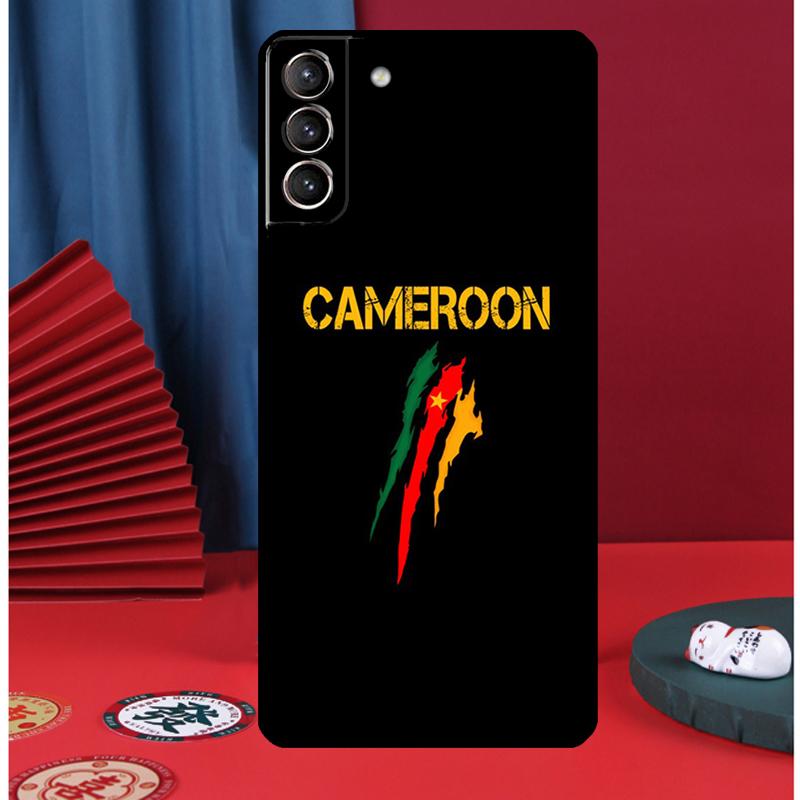 Republic of Cameroon Flag Case For Samsung Galaxy S22 S23 Ultra S21 S20 FE S9 S10 S22 S23 Plus Note 10 Note 20 Ultra Cover