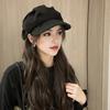 Женская кепка газетчика, регулируемый козырек, берет, шляпа на все времена, дышащая, остроконечная шляпа, женская, для девочек, винтажная, повседневная, шляпа газетчика, таксиста