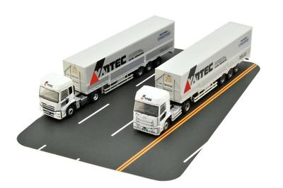 TOMYTEC Коллекция трейлеров Torecolle Vantech Wing Trailer Набор из 2 принадлежностей для диорамы 334194