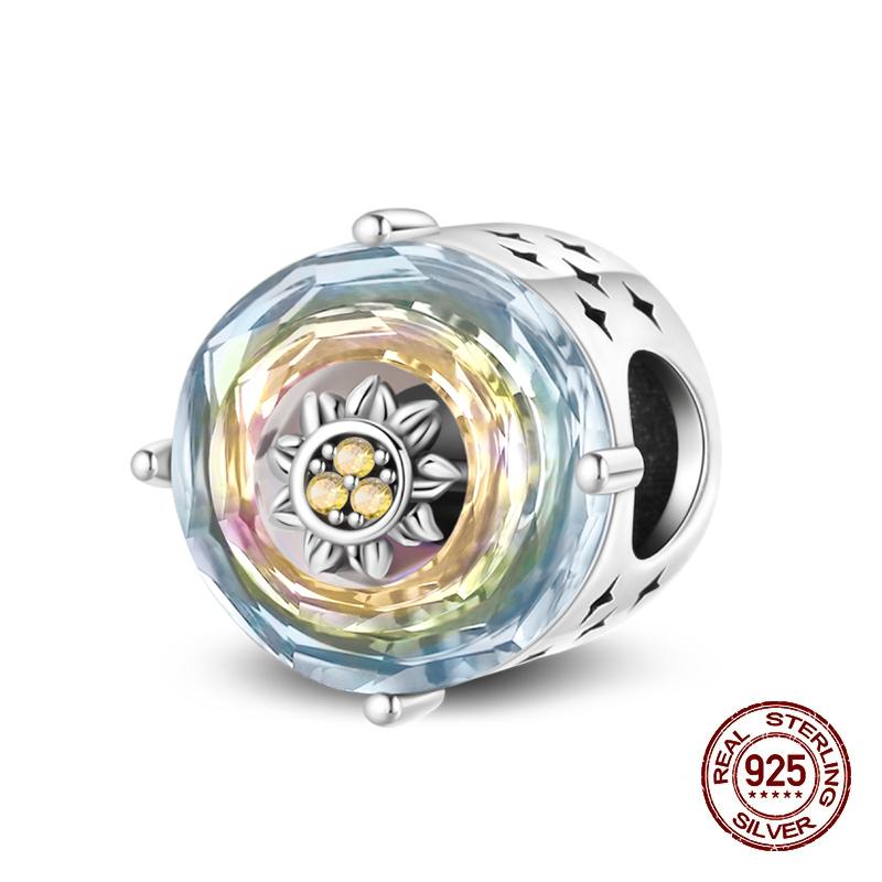 Новые медные голуби лотос солнце луна звезды сияющие стеклянные подвески бусины подходят для оригинальных браслетов изысканные DIY ювелирные изделия подарки