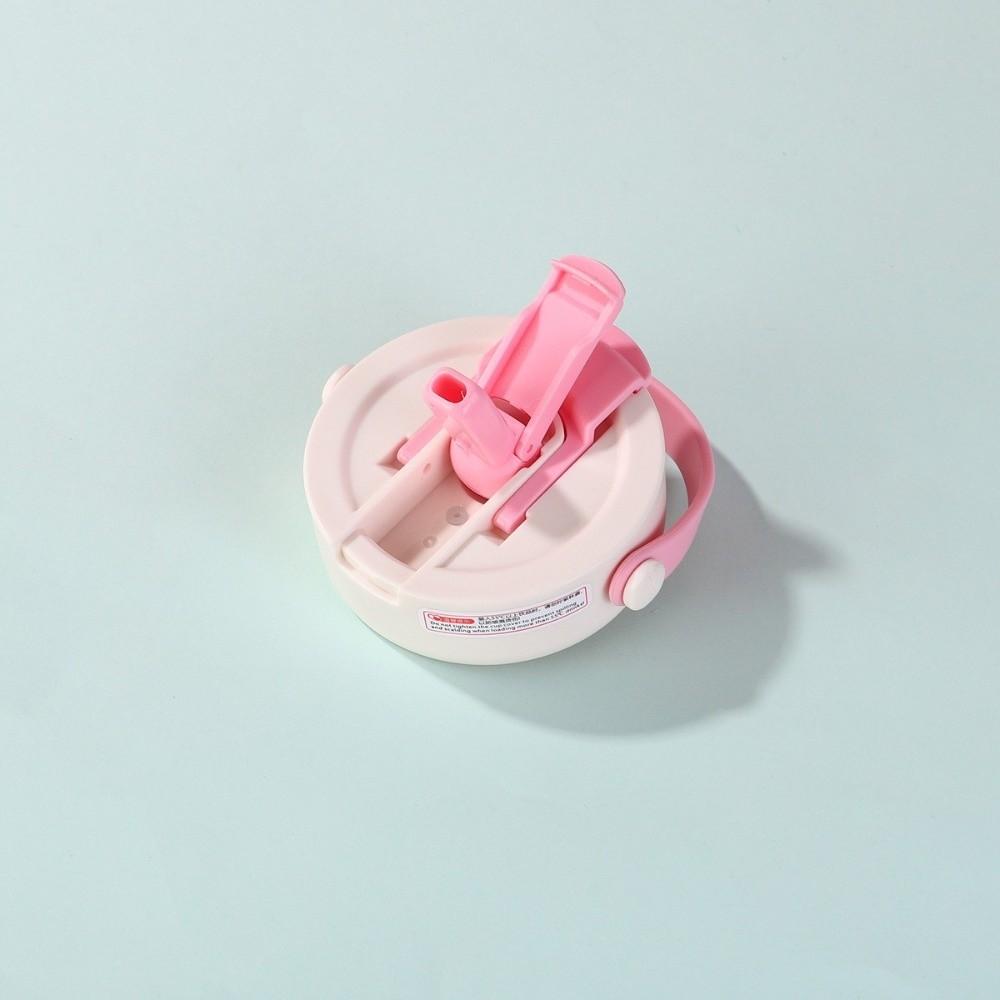 Непротекающая мультяшная термокружка из нержавеющей стали 316, кофейная кружка, портарная чашка с соломинкой