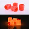 4pcs Universal American Fluorescent Luminous Tire Valve Stem Covers Car Tire Valve Cap Green /Yellow/Blue/Red Luminous Valve Cap