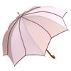 Large Flower Long Difficult To Get Piping Pink X Powder [Chinoiserie Modern] Umbrella, Women's, Motif, Umbrella, Deep, Wet, (Light Pink)
