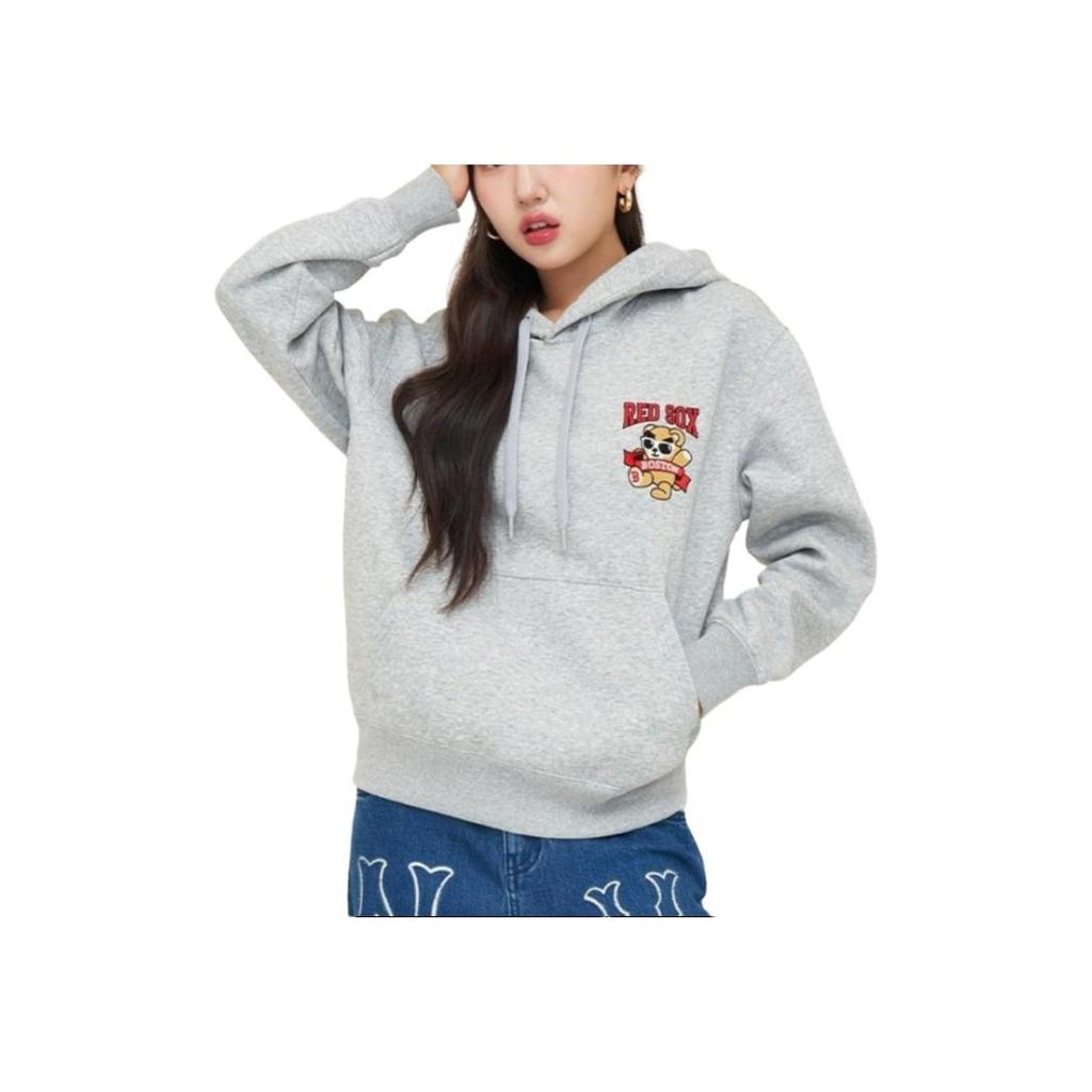 New MLB Boston Red Sox Sweatshirt Unisex Heather Gray 3AHDE0146-43MGS