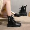 Fashion 2025 New Boots Ladies Lace-Up Shoes for Women Warm Platform Zipper Ankle Boots Soft Women Shoes Winter Boots Fashion Botas Mujer