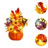 Halloween Pumpkin Artificial Ornament Fall Party Fake Pumpkins Model