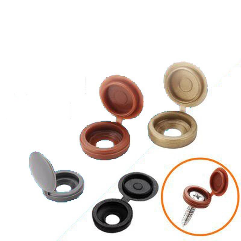 100 шт., практичный навесной пластиковый винт, складная защелка, защитный колпачок, кнопки, гайки, болты, защита мебели, фурнитура для внешнего декора