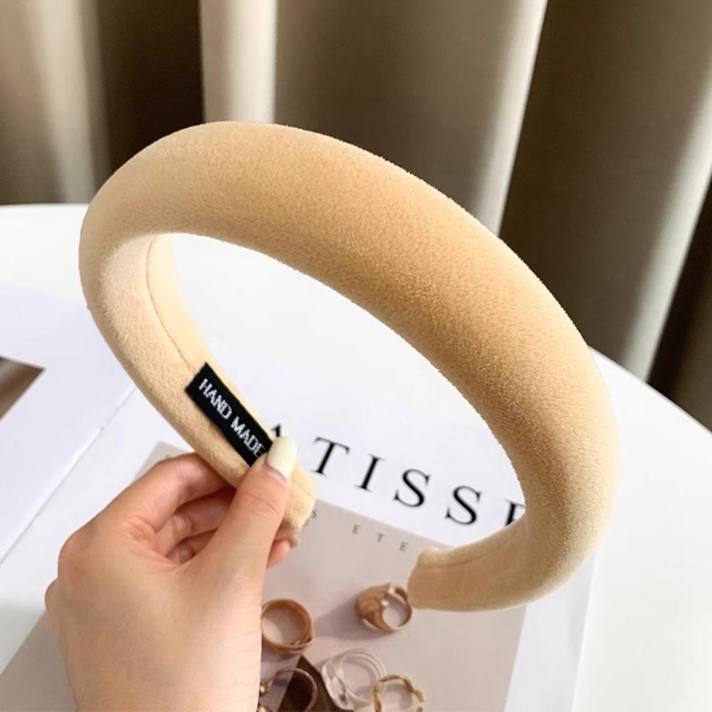 Sponge Padded Sponge Padded Headbands Solid Color Thick Hair Hoop Bands Fashion Hair Hoop Girls