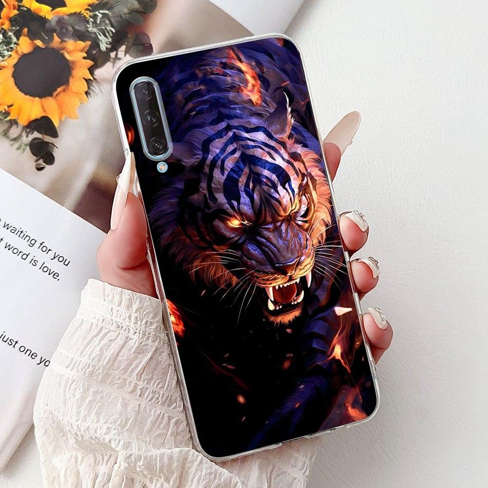 Для Huawei Y9s Крутой Чехол с Рисунком Дракона и Тигра Для Huawei Y9S STK-L21 STK-LX3 STK-L22 Мягкие Силиконовые TPU Чехлы